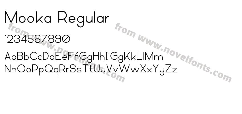 Mooka RegularPreview