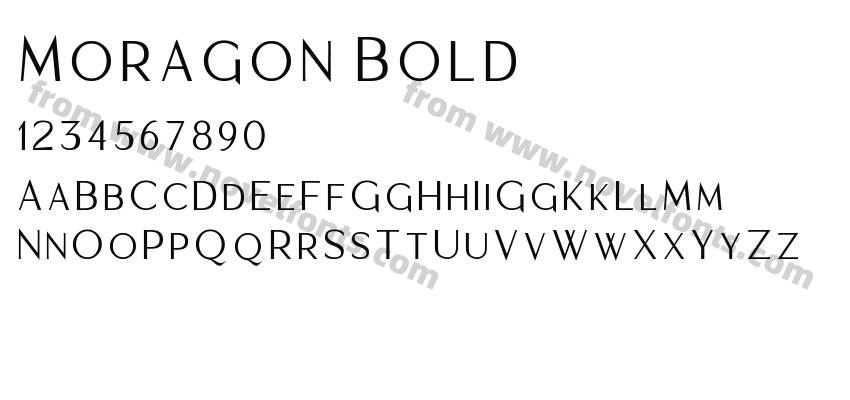 Moragon BoldPreview