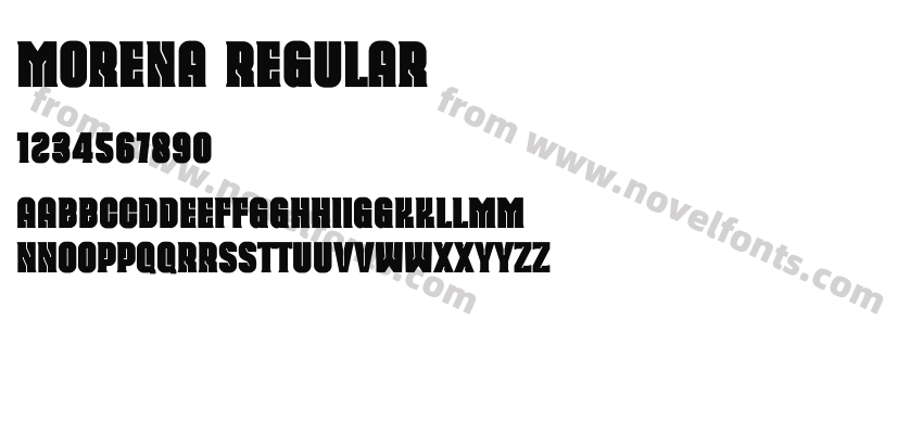 Morena RegularPreview