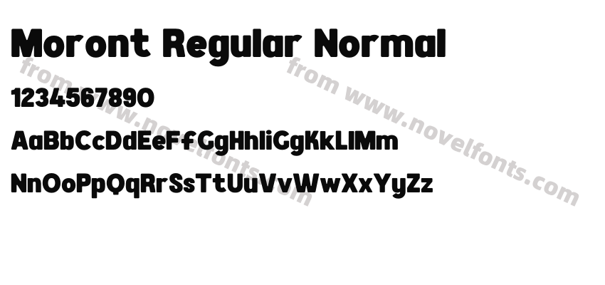 Moront Regular NormalPreview