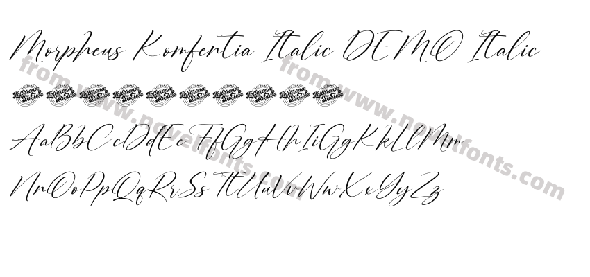 Morpheus Komfentia Italic DEMO ItalicPreview