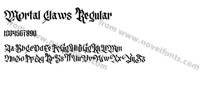 Mortal Claws RegularPreview
