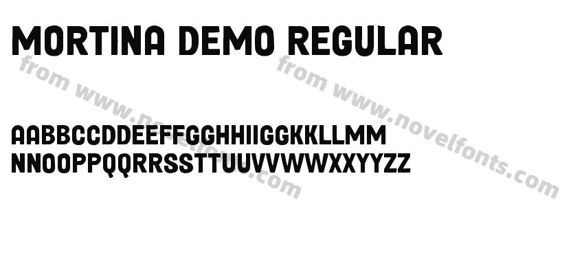 Mortina DEMO RegularPreview