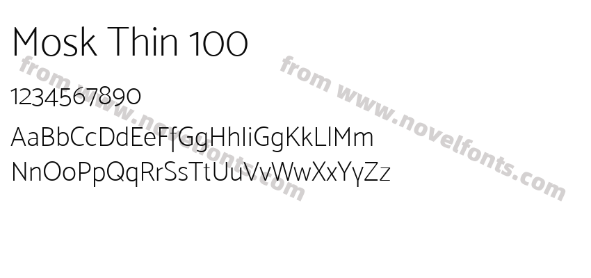 Mosk Thin 100Preview