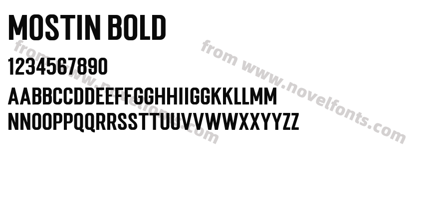 Mostin BoldPreview
