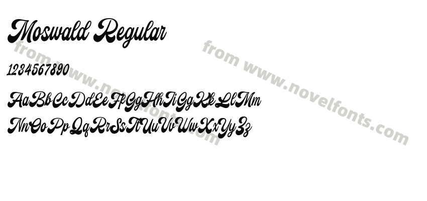 Moswald RegularPreview