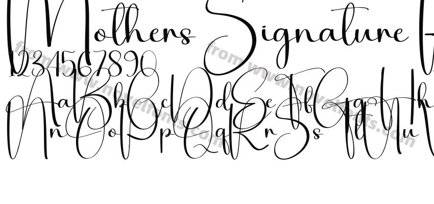 Mothers Signature RegularPreview