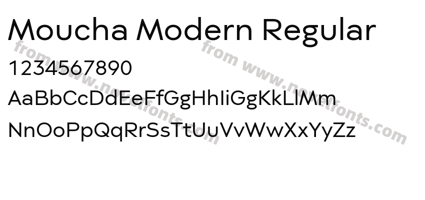 Moucha Modern RegularPreview