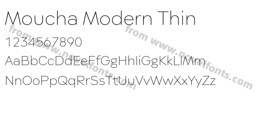 Moucha Modern ThinPreview