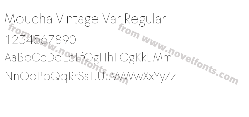 Moucha Vintage Var RegularPreview