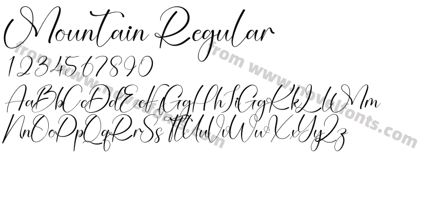 Mountain RegularPreview