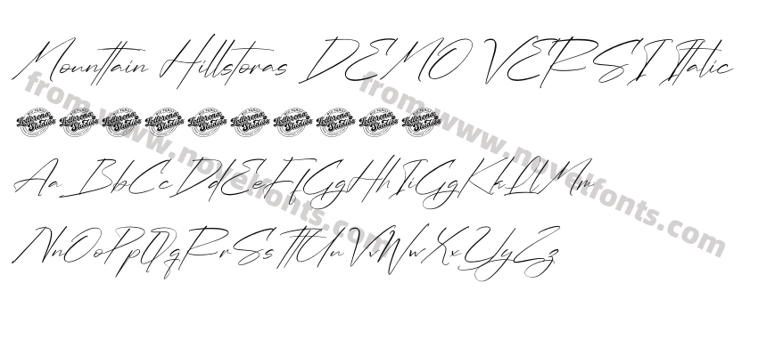 Mounttain Hillstoras DEMO VERSI ItalicPreview