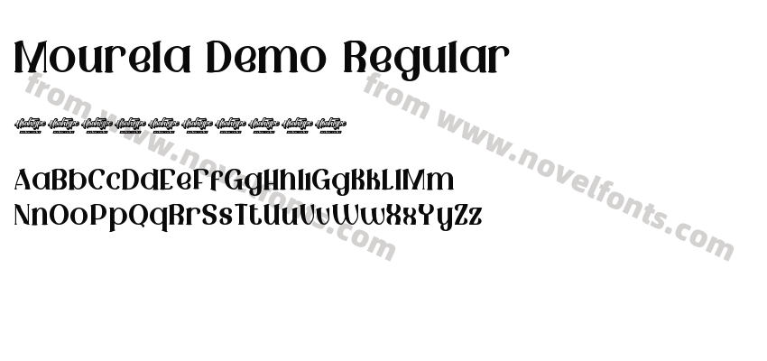 Mourela Demo RegularPreview
