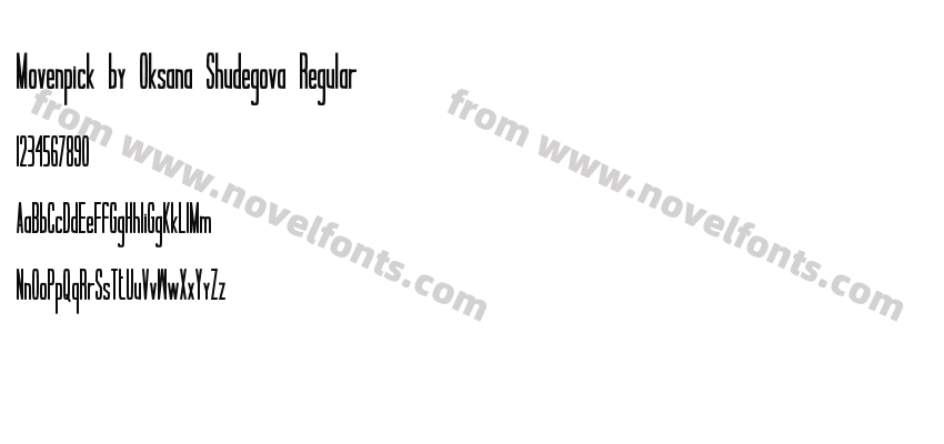 Movenpick by Oksana Shudegova RegularPreview
