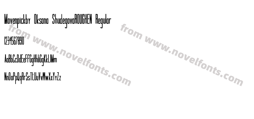Movenpickby Oksana ShudegovaROUGHEN RegularPreview