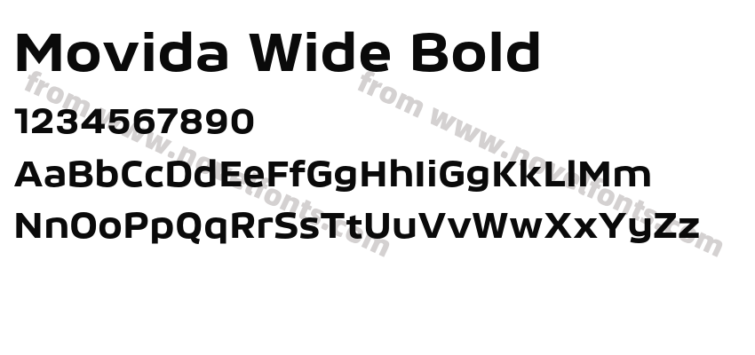Movida Wide BoldPreview