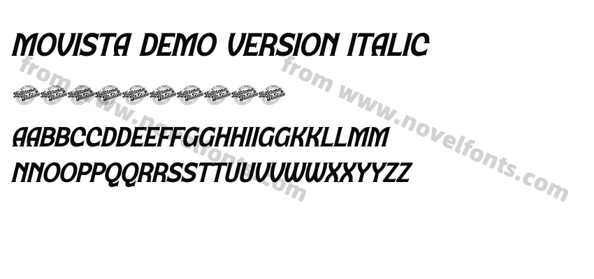 Movista DEMO VERSION ItalicPreview