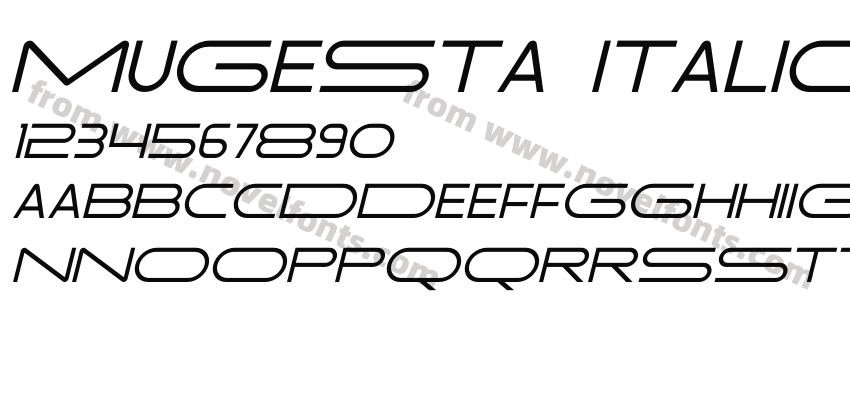 Mugesta ItalicPreview