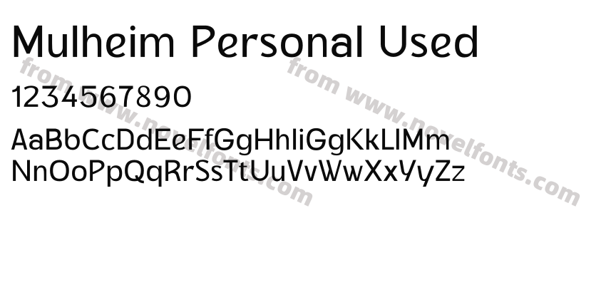 Mulheim Personal UsedPreview