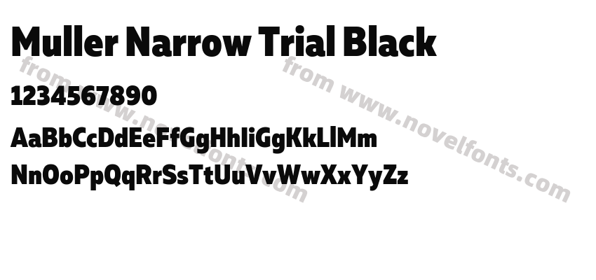 Muller Narrow Trial BlackPreview