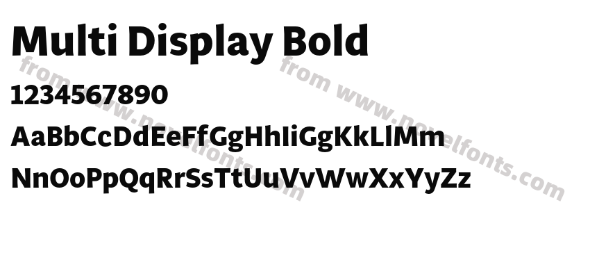 Multi Display BoldPreview