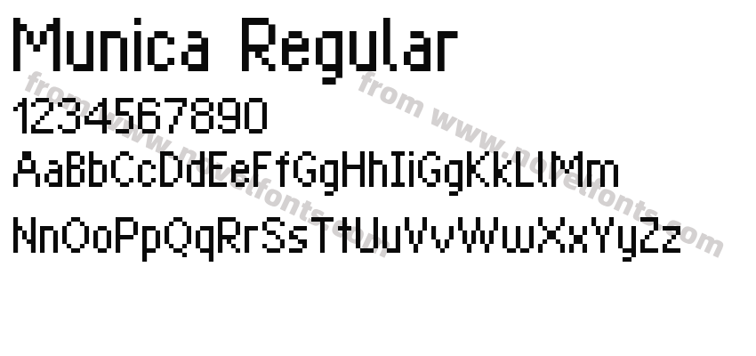 Munica RegularPreview