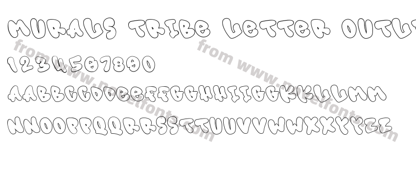 Murals Tribe Letter Outline OutlinePreview