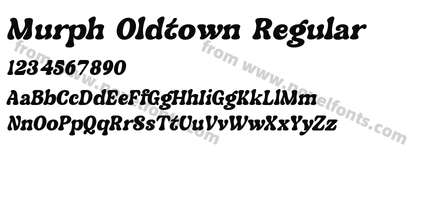 Murph Oldtown RegularPreview