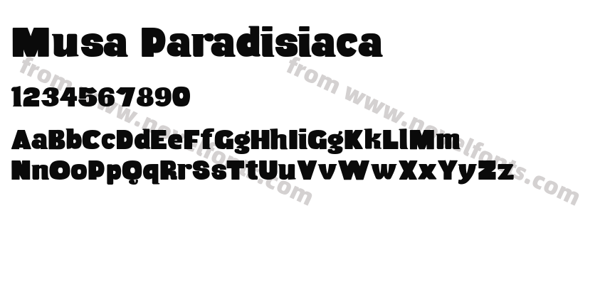 Musa ParadisiacaPreview