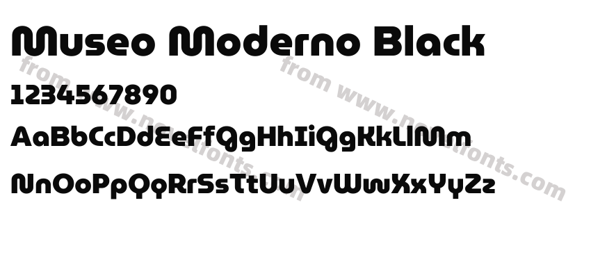 Museo Moderno BlackPreview