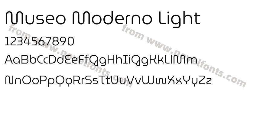 Museo Moderno LightPreview