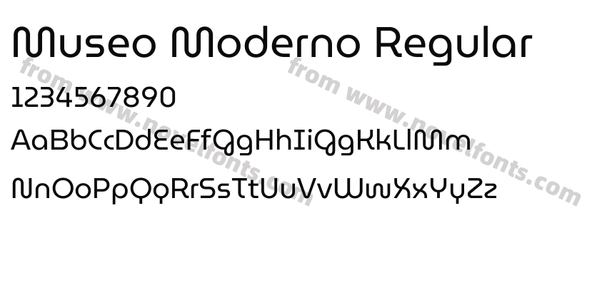 Museo Moderno RegularPreview