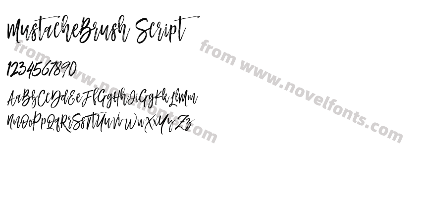 Mustache Brush ScriptPreview