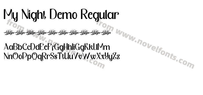 My Night Demo RegularPreview
