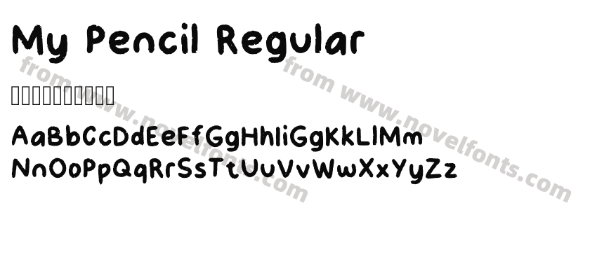 My Pencil RegularPreview