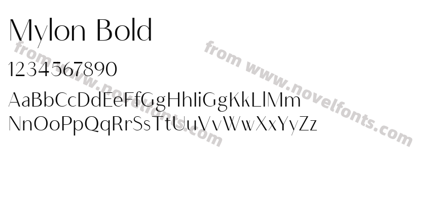 Mylon BoldPreview