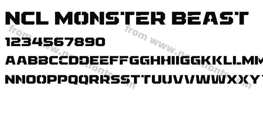 NCL Monster BeastPreview