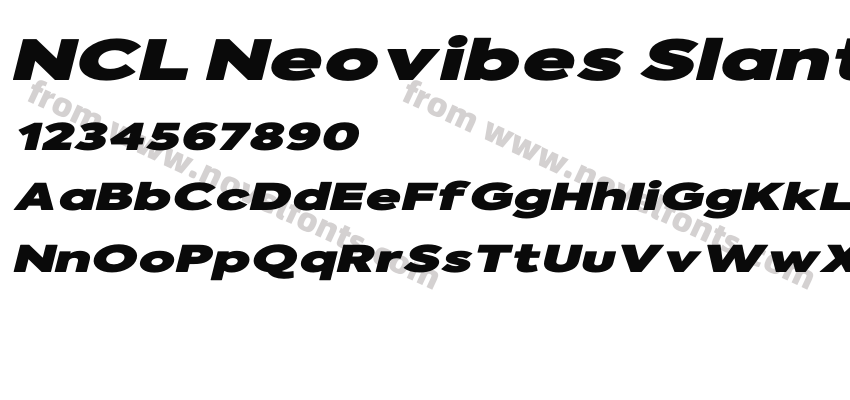 NCL Neovibes SlantPreview