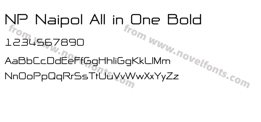 NP Naipol All in One BoldPreview