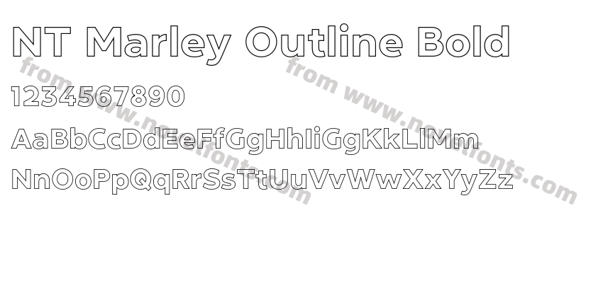 NT Marley Outline BoldPreview