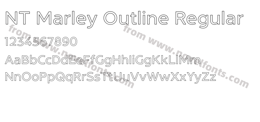 NT Marley Outline RegularPreview