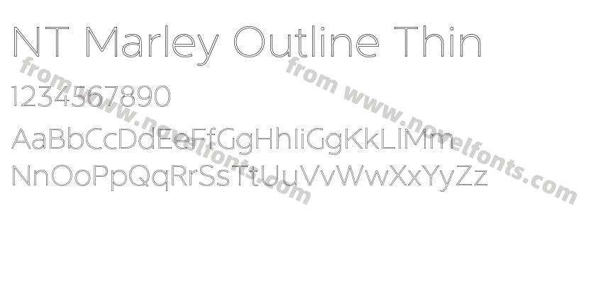 NT Marley Outline ThinPreview