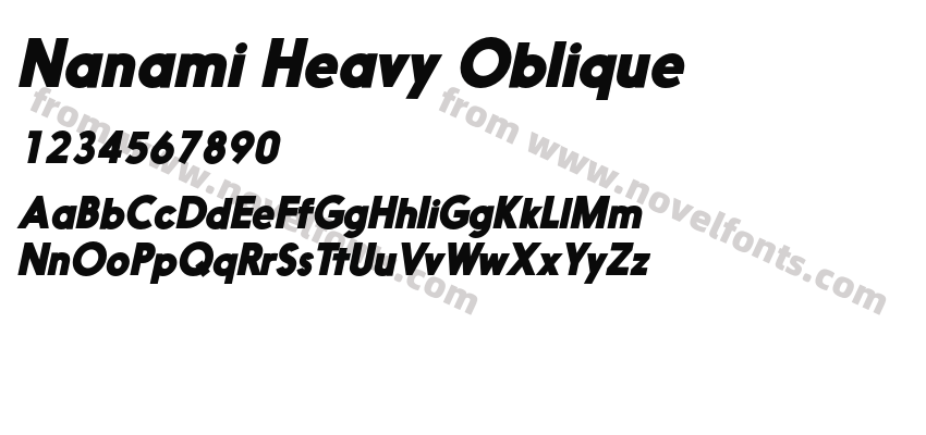 Nanami Heavy ObliquePreview