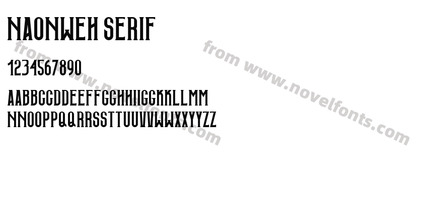 Naonweh SerifPreview