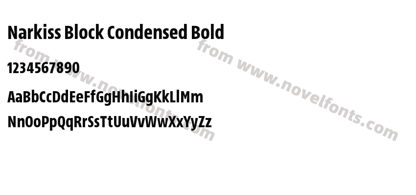 Narkiss Block Condensed BoldPreview