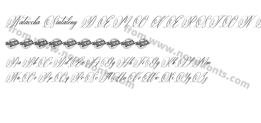Natassha Sintaleny DEMO VERSION ItalicPreview