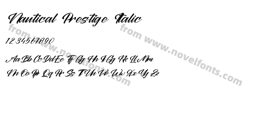 Nautical Prestige ItalicPreview