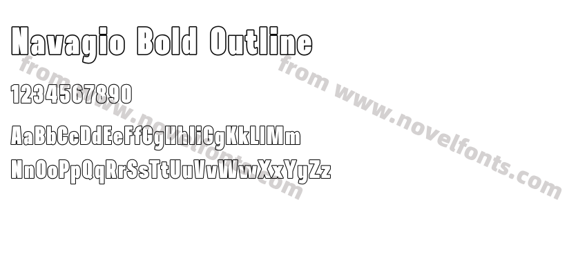 Navagio Bold OutlinePreview