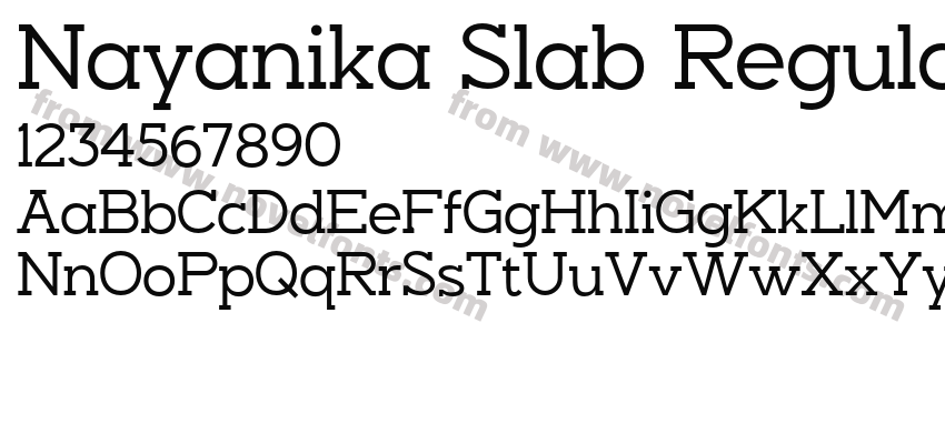 Nayanika Slab RegularPreview
