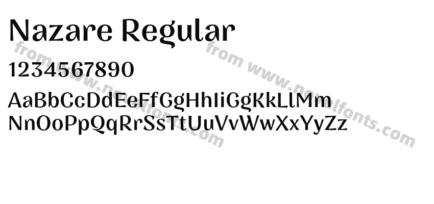 Nazare RegularPreview